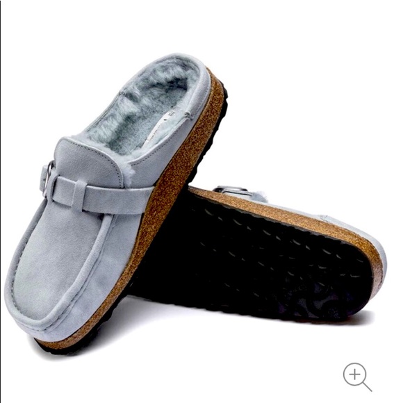 BIRKENSTOCK Buckley Shearling Suede Clogs NWT - Picture 6 of 15